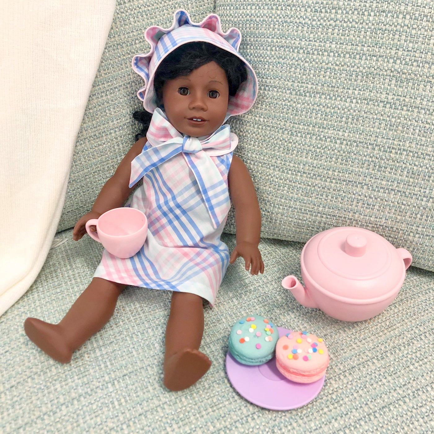 Dolly Luanne's Lunch Dress Spring Party Plaid/PBP
