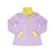 Heather Half Zip - Lav/Yellow