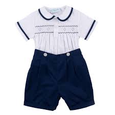 Smocked Bobby Suit 23958