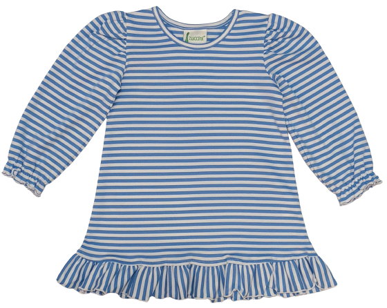Blue Stripe Knit Dress