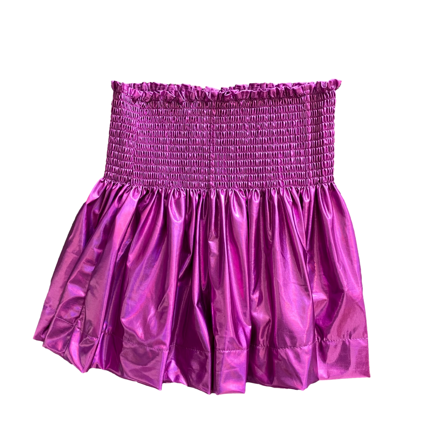 Fuchsia Iridescent Swing Short