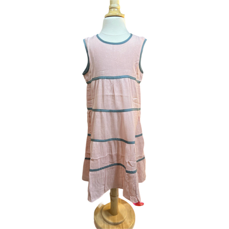 Blush Tiered Viscose Dress