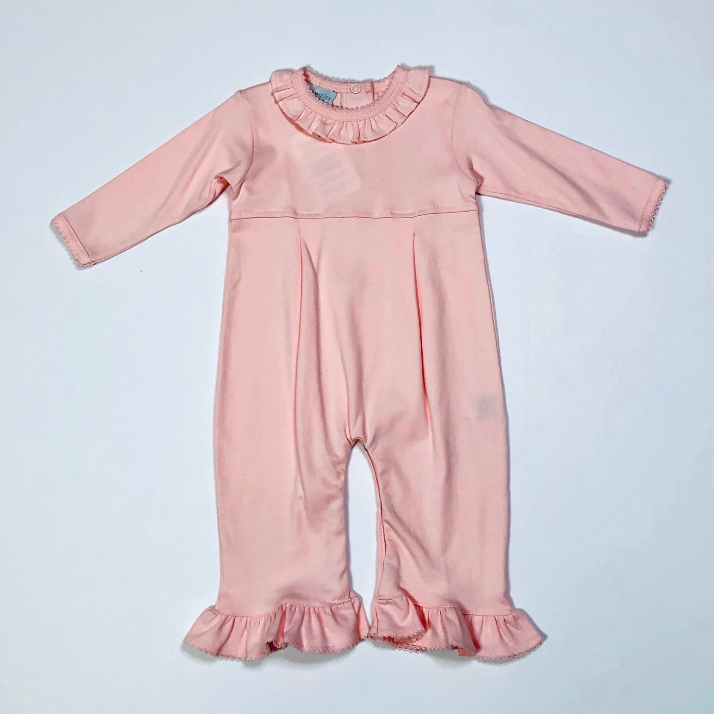 Ruffled Coverall - Lt Pink