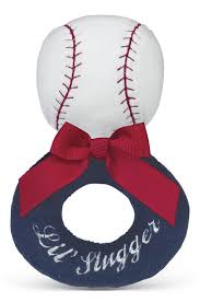 Lil' Slugger Baseball Ring Rattle
