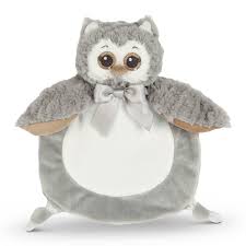 Wee Owlie Gray Owl Blankie