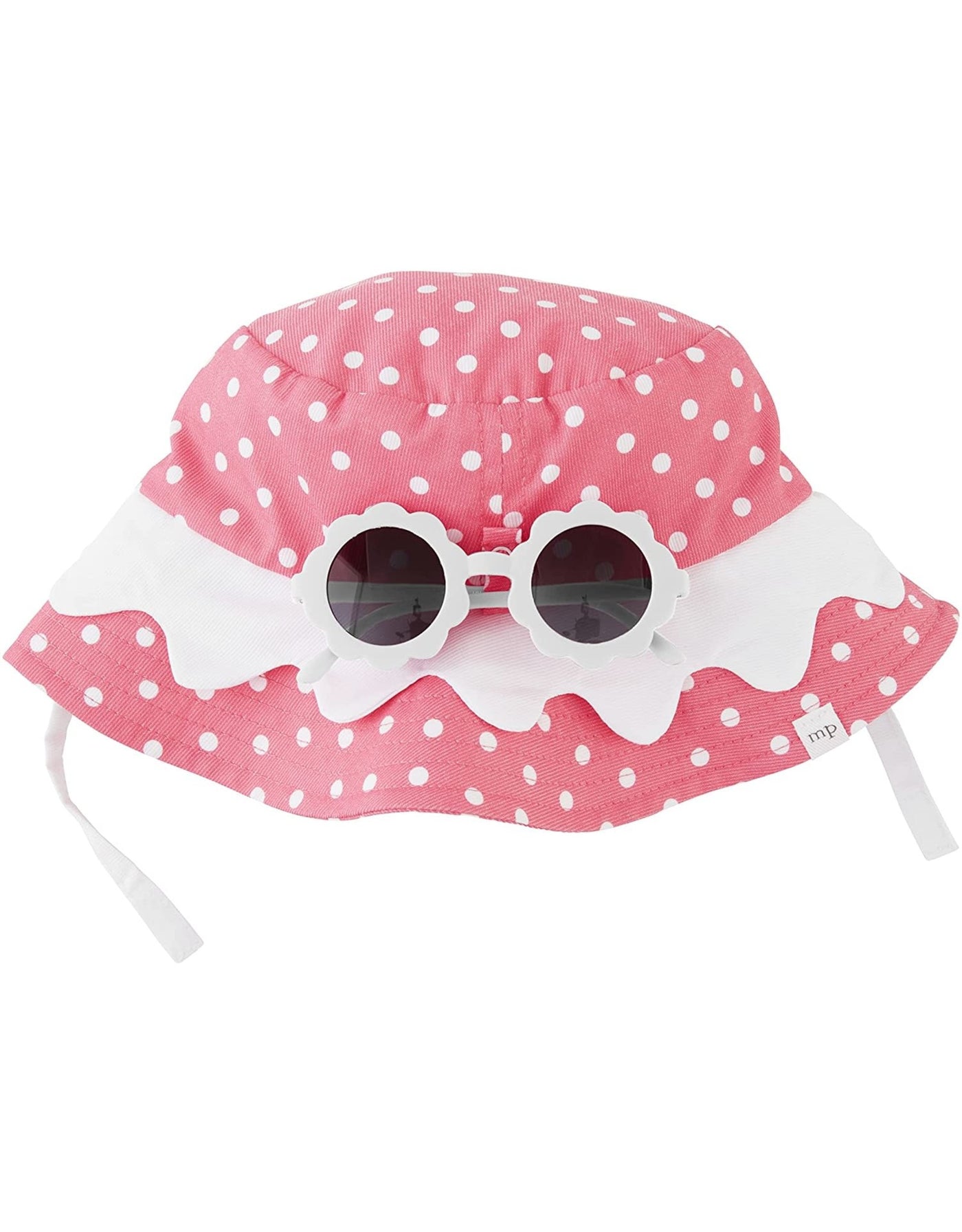 Pink Scallop Hat & Glasses