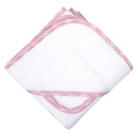 Boxed Towel Set - Pink Plaid Trim