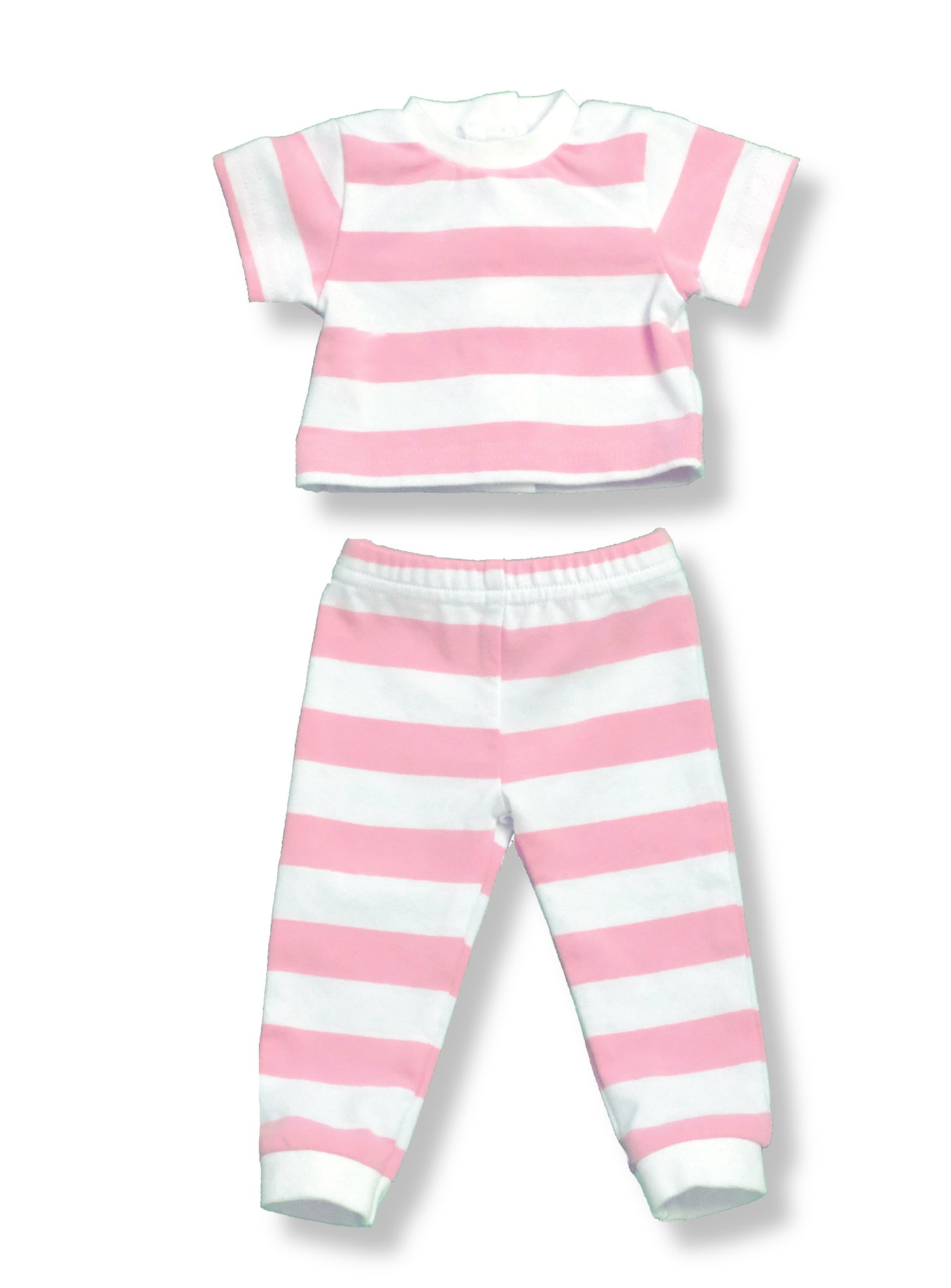 18" Doll Striped PJs - Pink