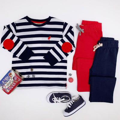 Sunday Style Sweatpants- Richmond Red/Grantley Gray