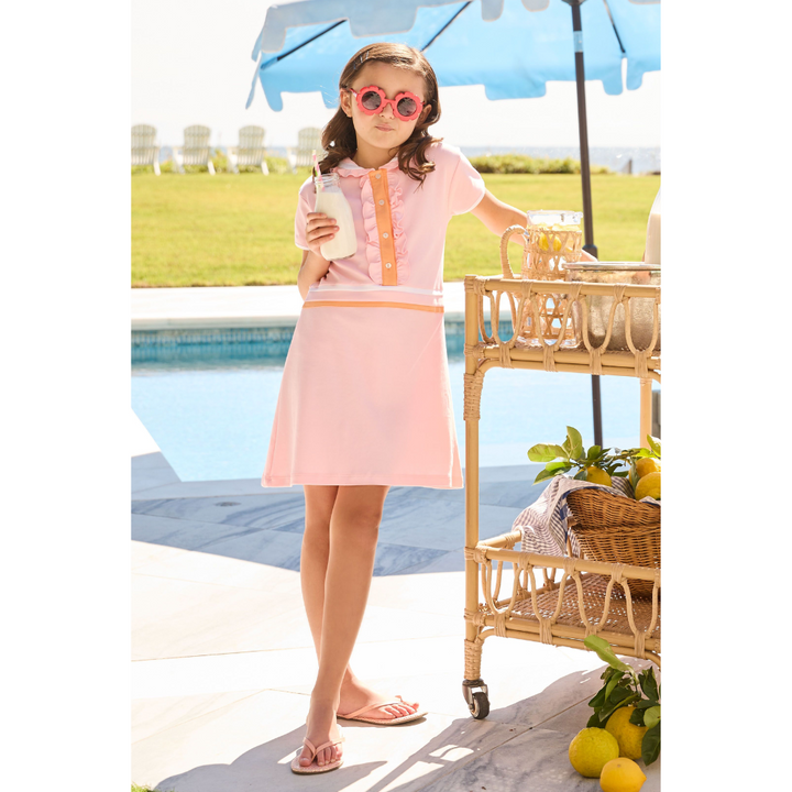 Raleigh Pima Dress - Melon